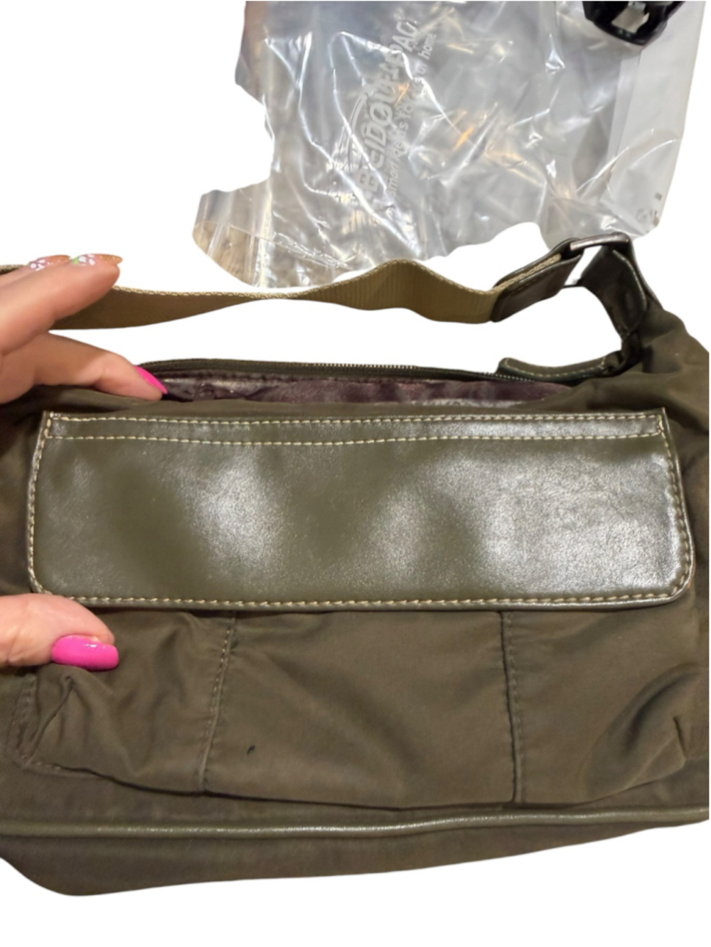 Women's Axcess Shoulder Bag One Size Olive Beige